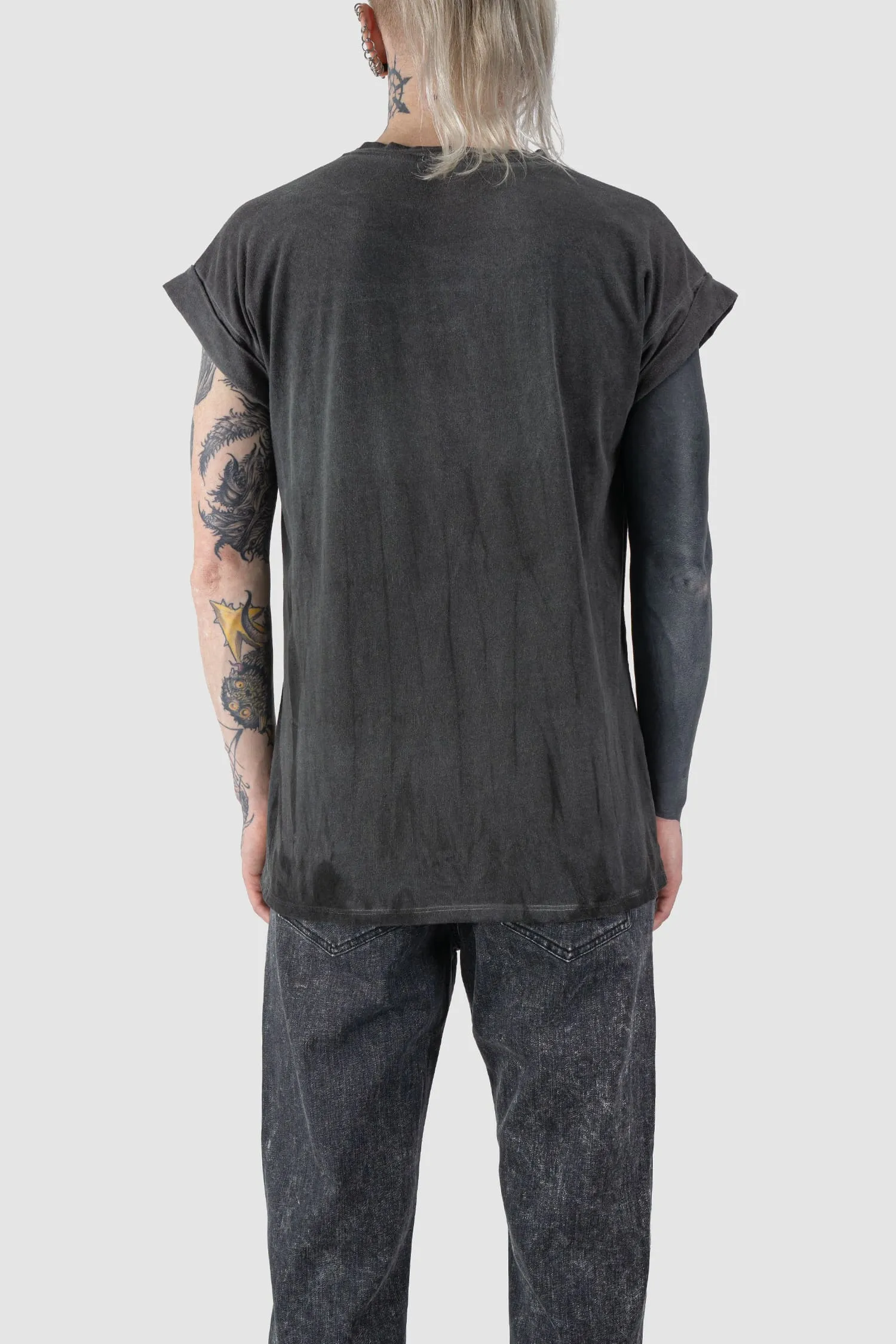 Degrade Object Dyed Cotton Stretch T-Shirt