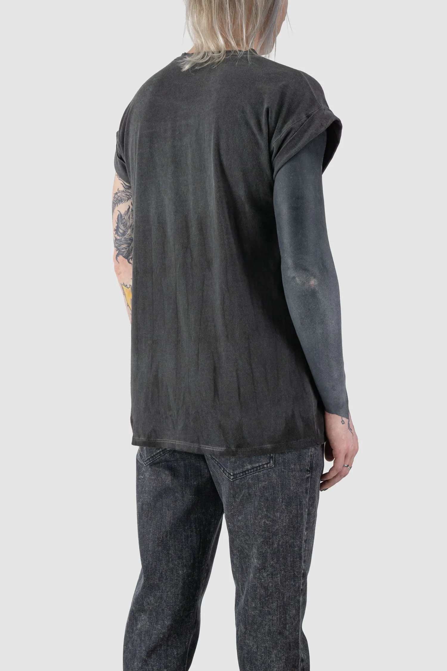 Degrade Object Dyed Cotton Stretch T-Shirt