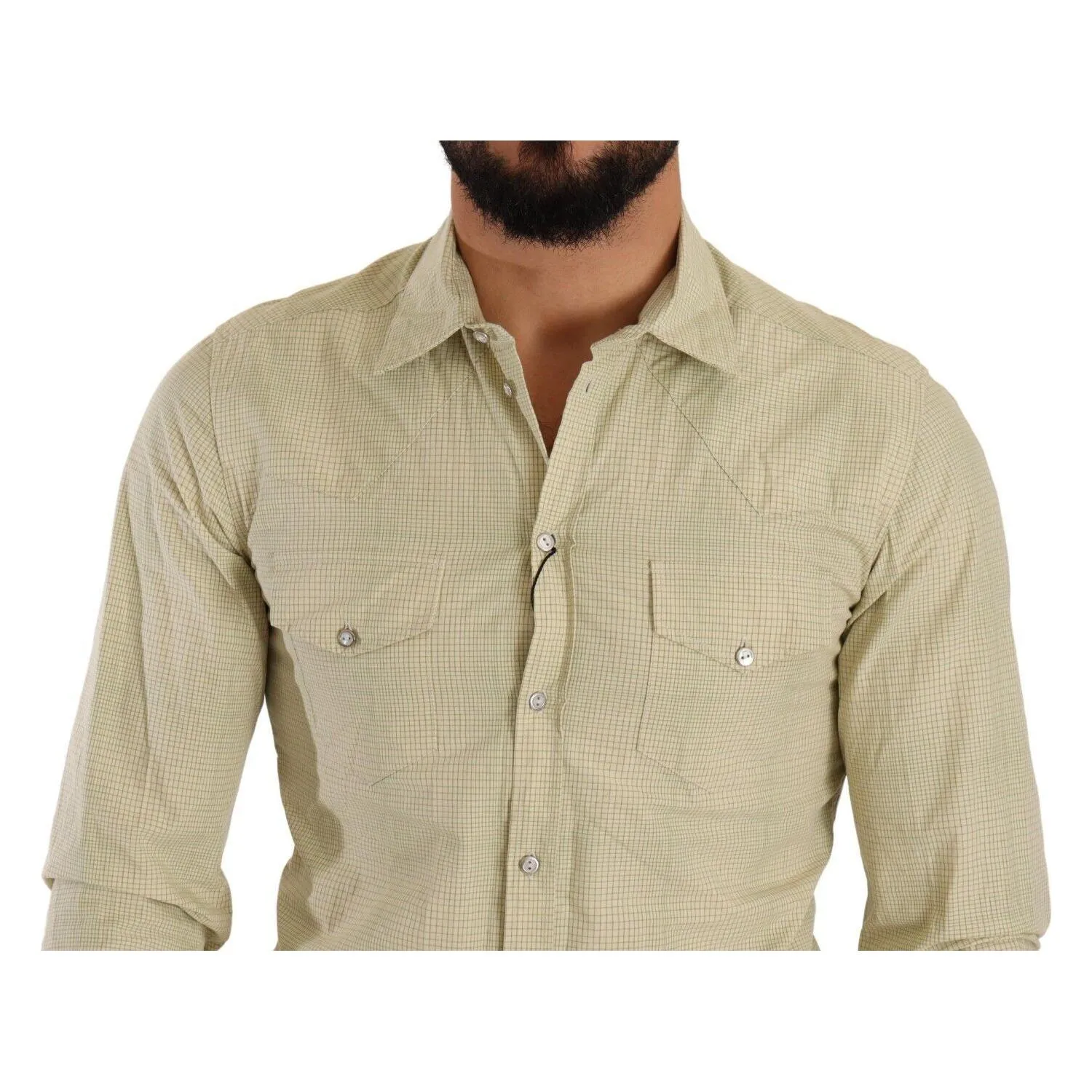 Dolce & Gabbana Elegant Sicilia Checkered Cotton Shirt