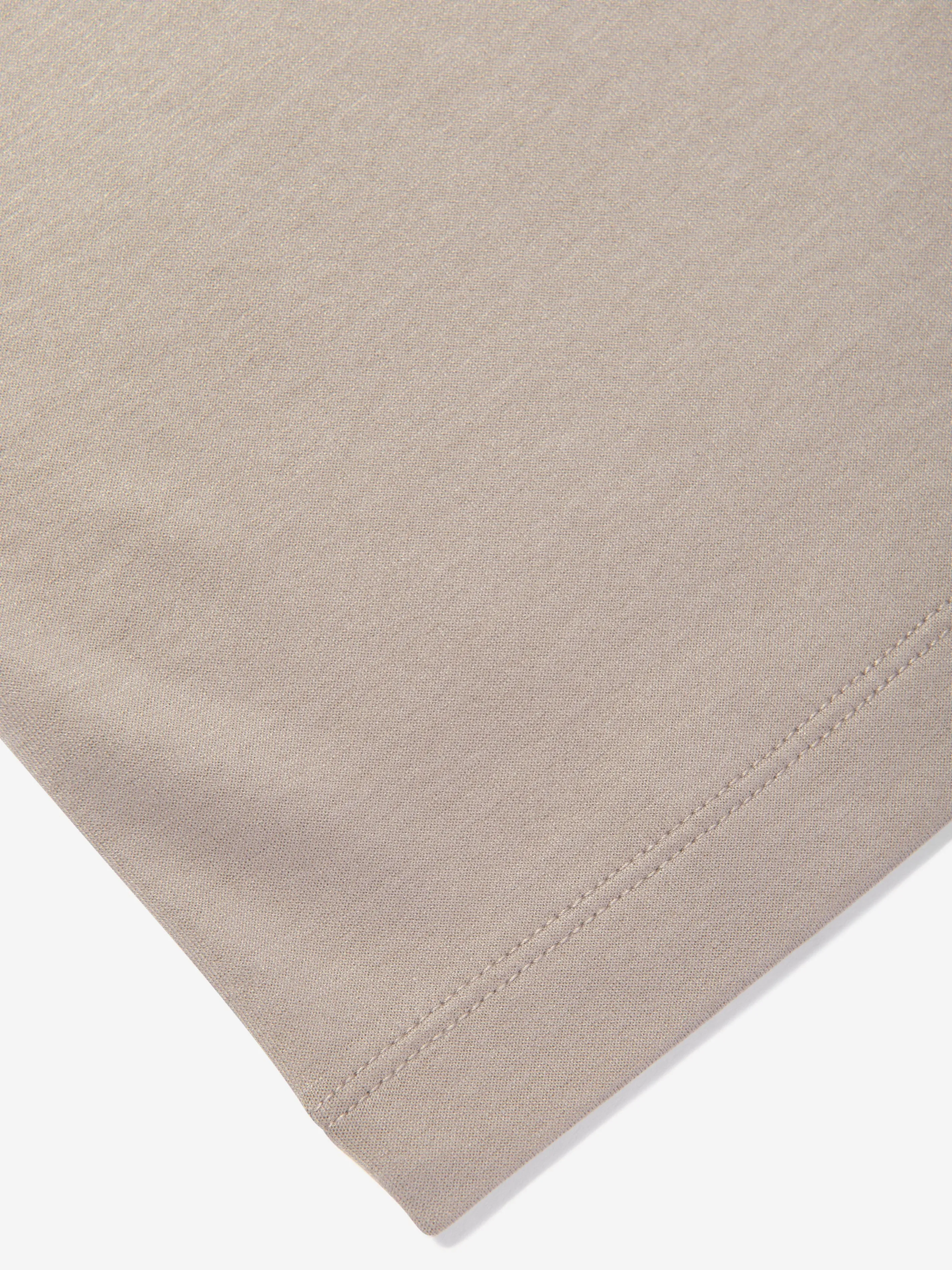 Emporio Armani Boys Logo Tape T-Shirt in Brown