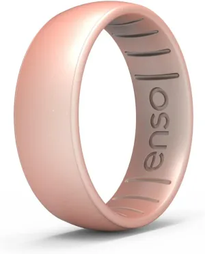 Enso Rings Elements Classic Silicone Ring - Rose Gold-Infused - 6