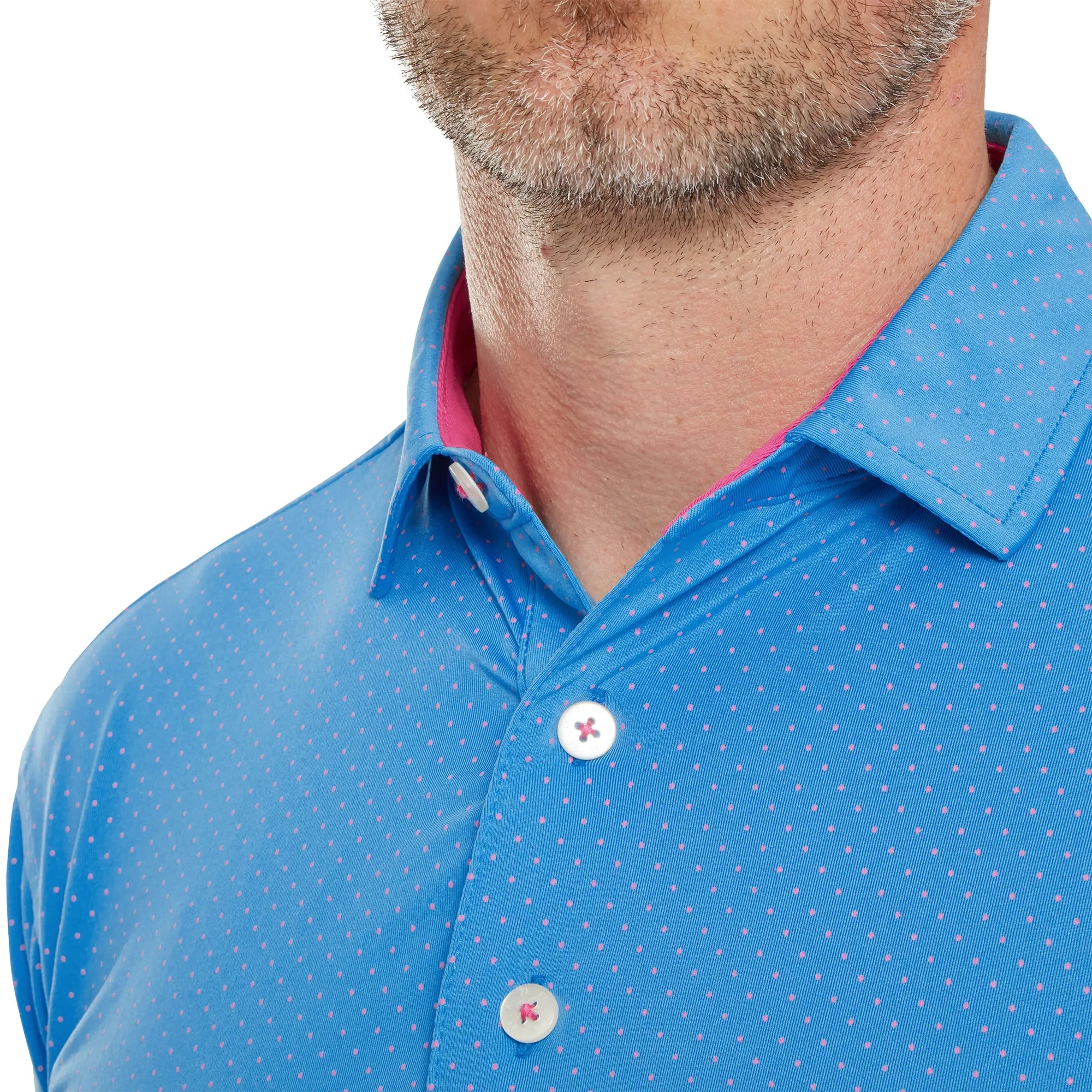 Essential Stretch Lisle Dot Print