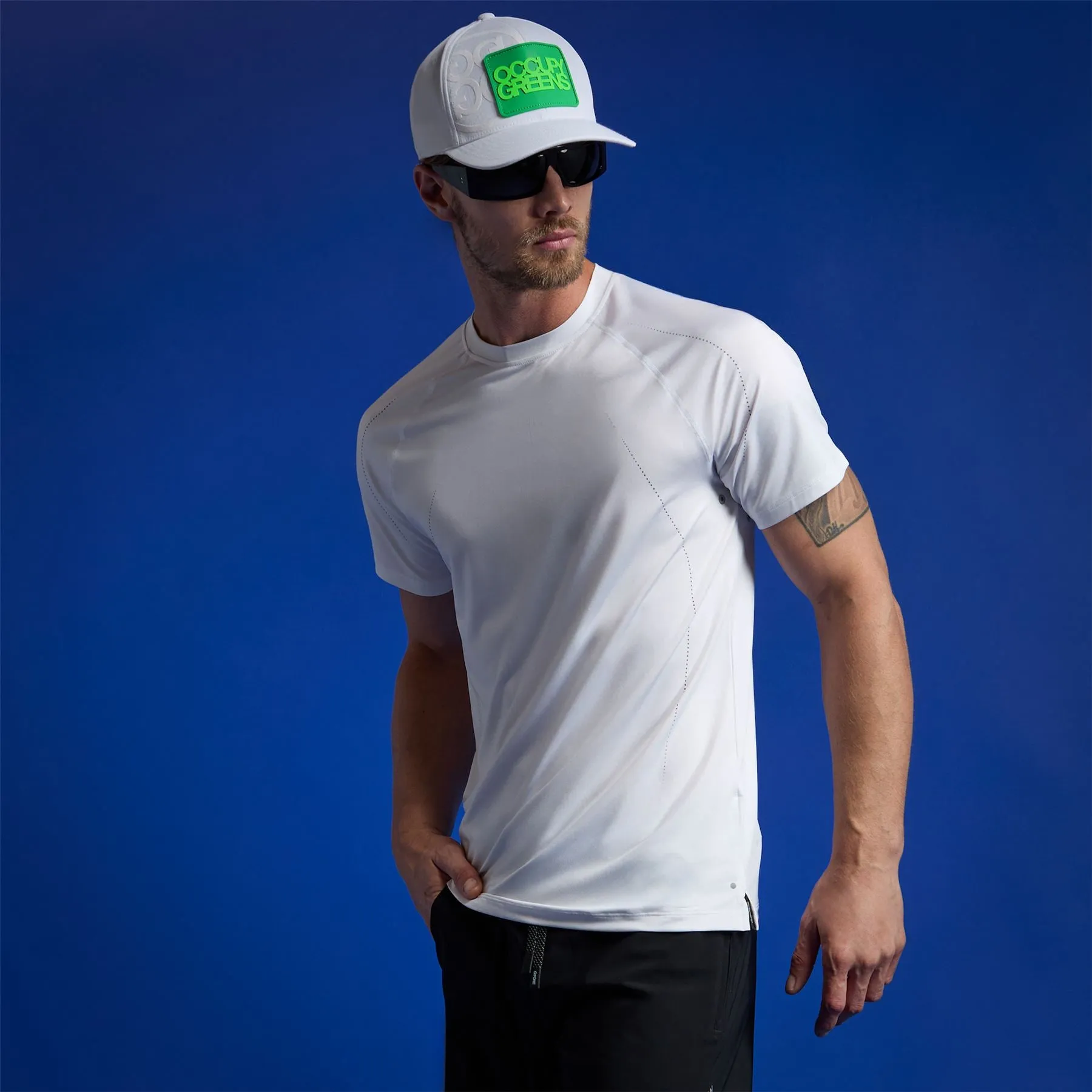 Essential Tech Jersey Ops Tee Snow - 2024
