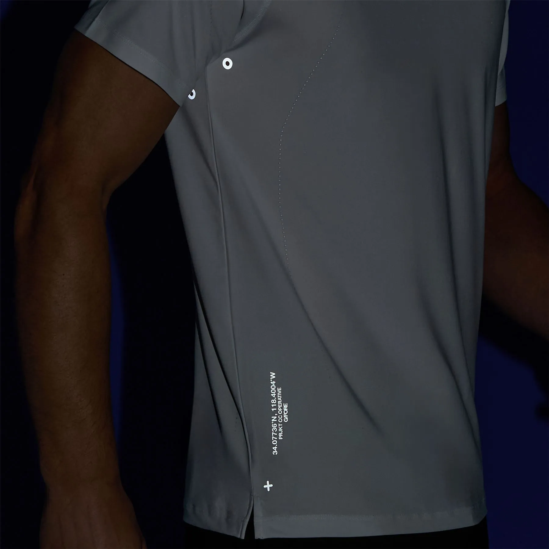 Essential Tech Jersey Ops Tee Snow - 2024