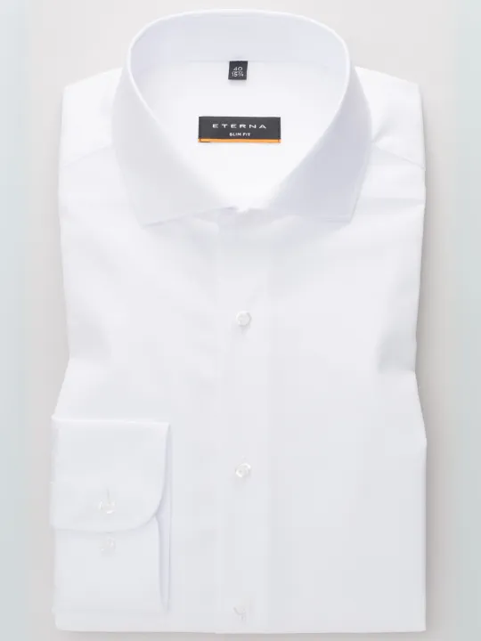 Eterna Slim Fit Shirt White 1100/00