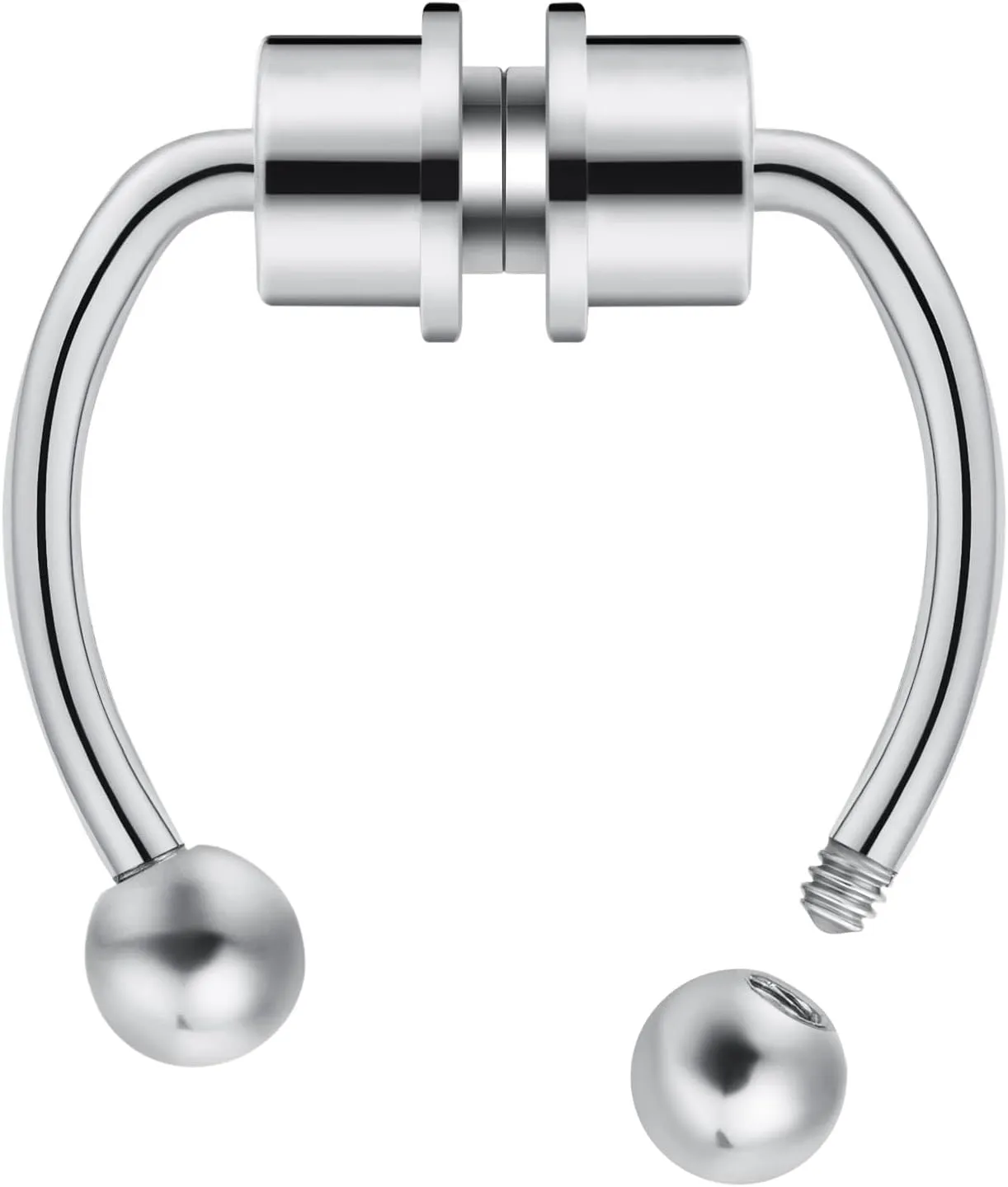 Fake Nose Ring Septum Piercing Magnet Magnetic Nose Hoop Rings Faux Septum Rings Non Piercing Clip On Nose Hoop Rings