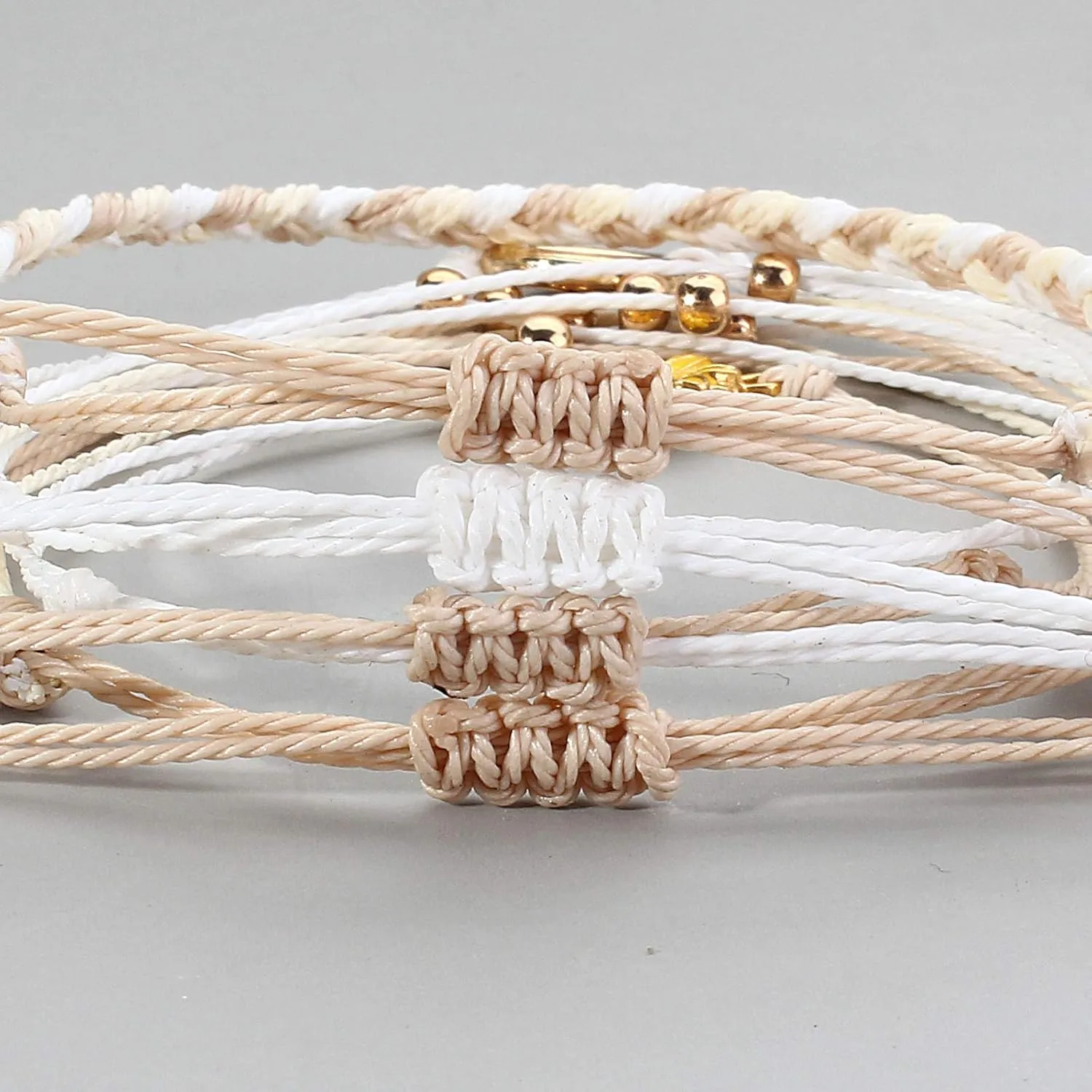 FANCY SHINY Sunflower String Bracelet Handmade Braided Rope Charms Boho Surfer Bracelet for Women Easter Gifts