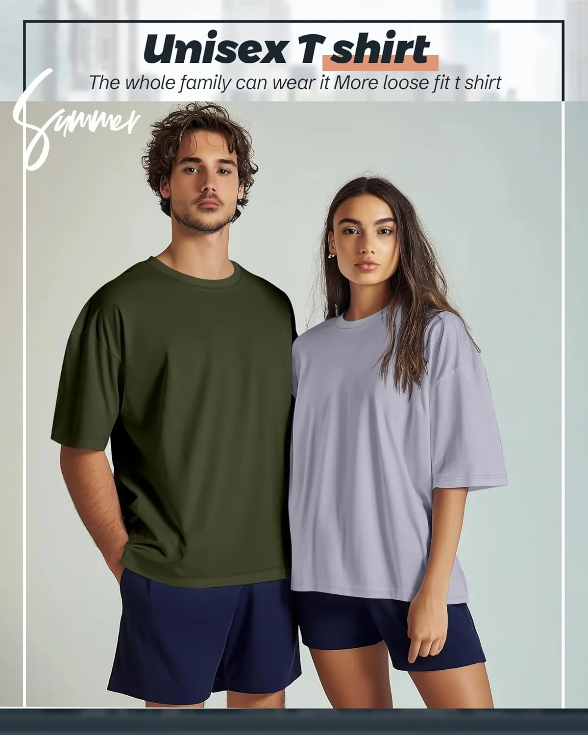 Ficerd 3 Pack Men's Big and Tall Shirts Short Sleeve Cotton Tee Crew Neck Basic Casual Top Loose Fit Summer T Shirts