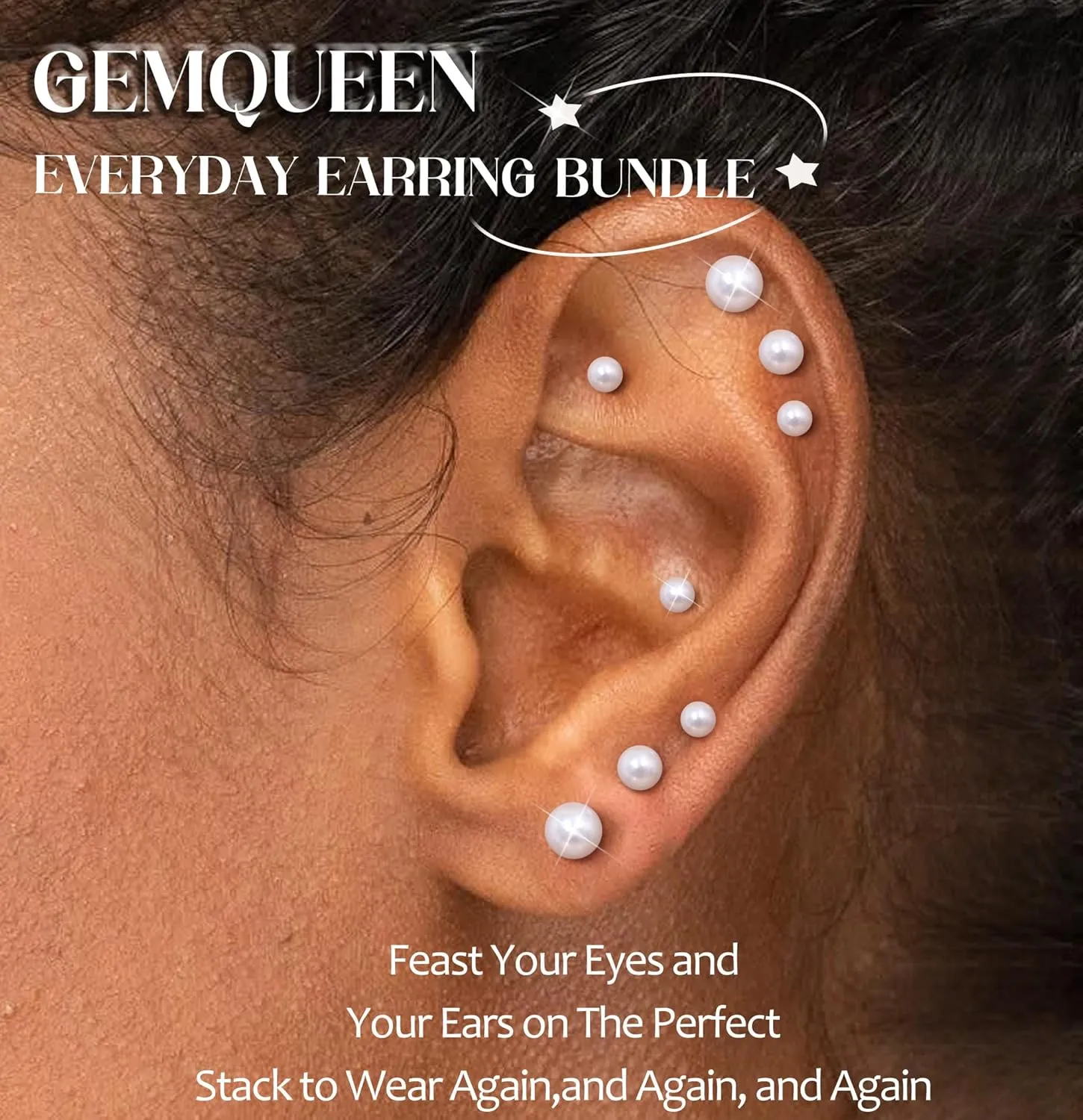 Flat Back Earrings Stud : 14K Gold Filled Titanium Surgical Steel Earrings Hypoallergenic for Women Men 18G Cartilage Helix Tragus Conch Medusa Piercing Jewelry Dainty Stud Earring Set 3 Pair