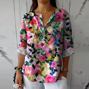 Floral Spring Breeze Shirt