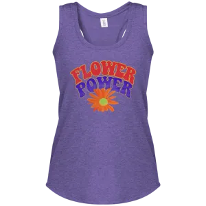 Flower Power Women's Perfect Tri Racerback Tank
