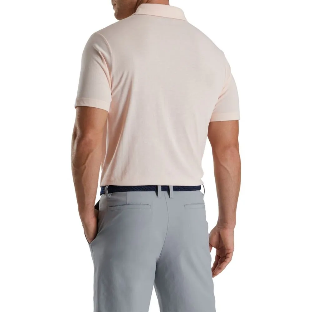 Footjoy Men's Athletic Fit Solid Jersey Golf Polo (Previous Season Style)
