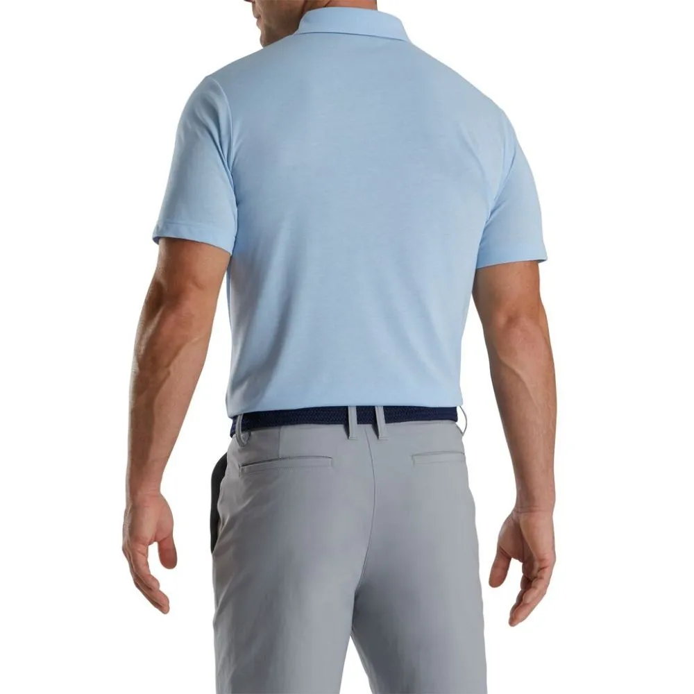 Footjoy Men's Athletic Fit Solid Jersey Golf Polo (Previous Season Style)