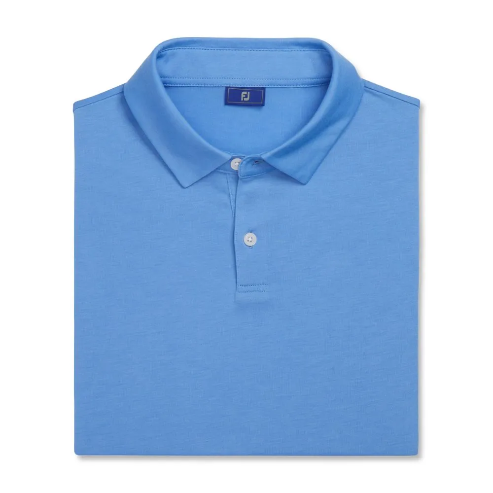 Footjoy Men's Athletic Fit Solid Jersey Golf Polo (Previous Season Style)