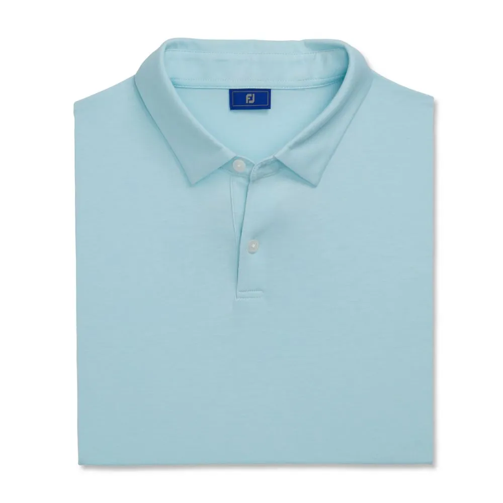 Footjoy Men's Athletic Fit Solid Jersey Golf Polo (Previous Season Style)