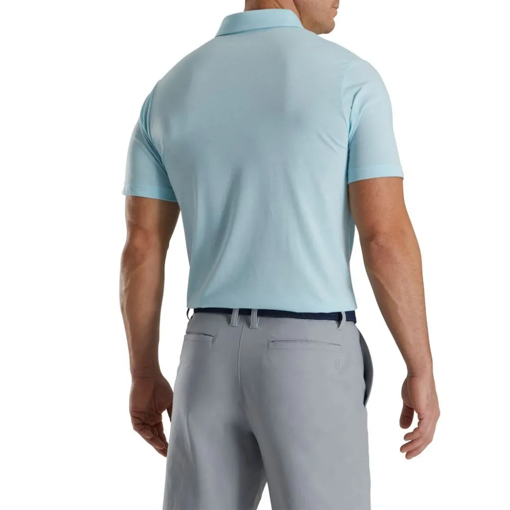 Footjoy Men's Athletic Fit Solid Jersey Golf Polo (Previous Season Style)