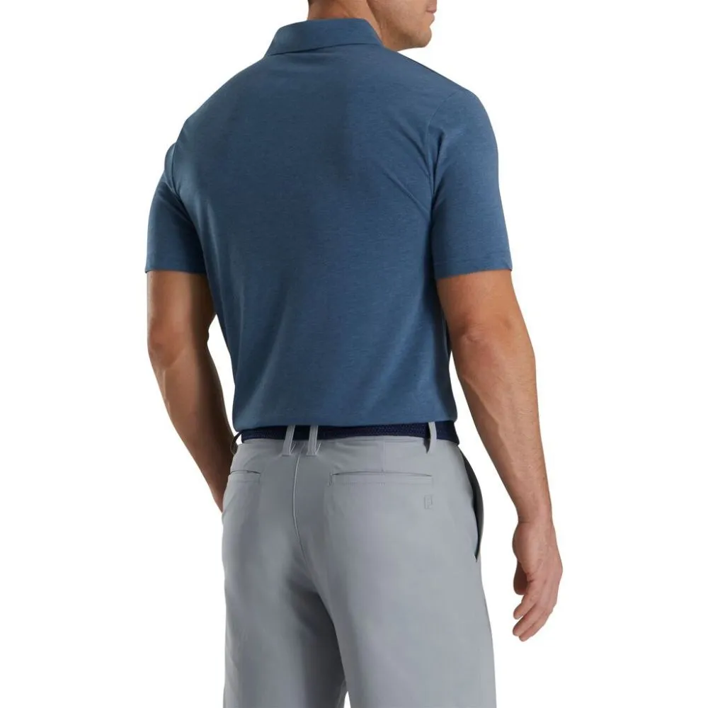 Footjoy Men's Athletic Fit Solid Jersey Golf Polo (Previous Season Style)