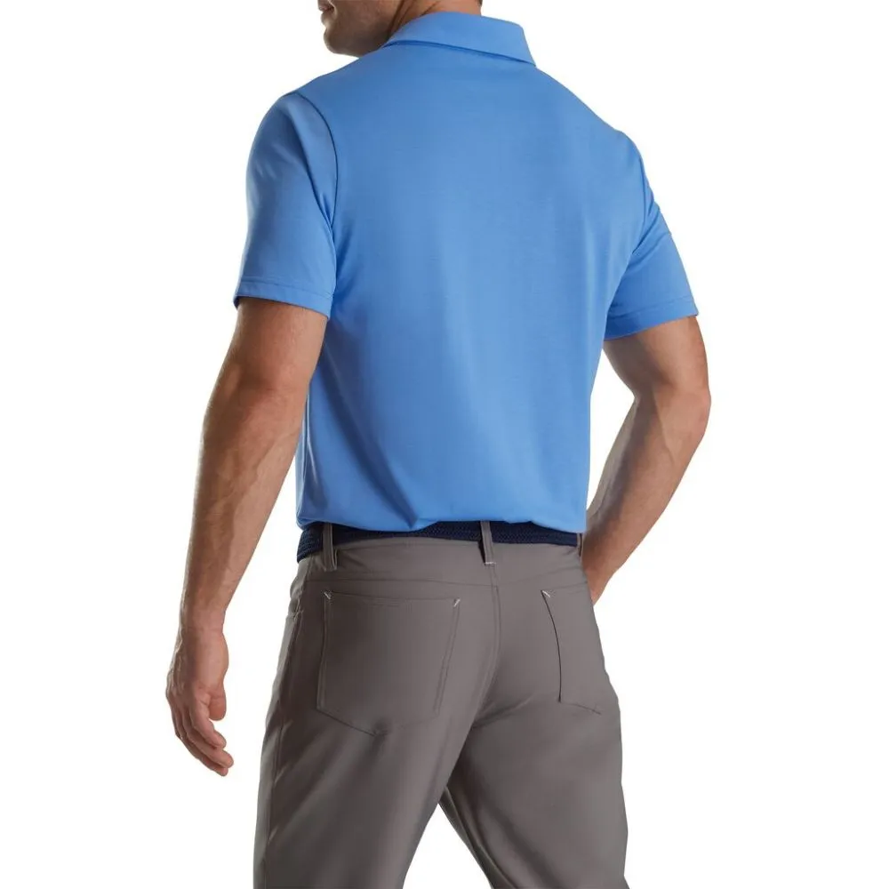 Footjoy Men's Athletic Fit Solid Jersey Golf Polo (Previous Season Style)