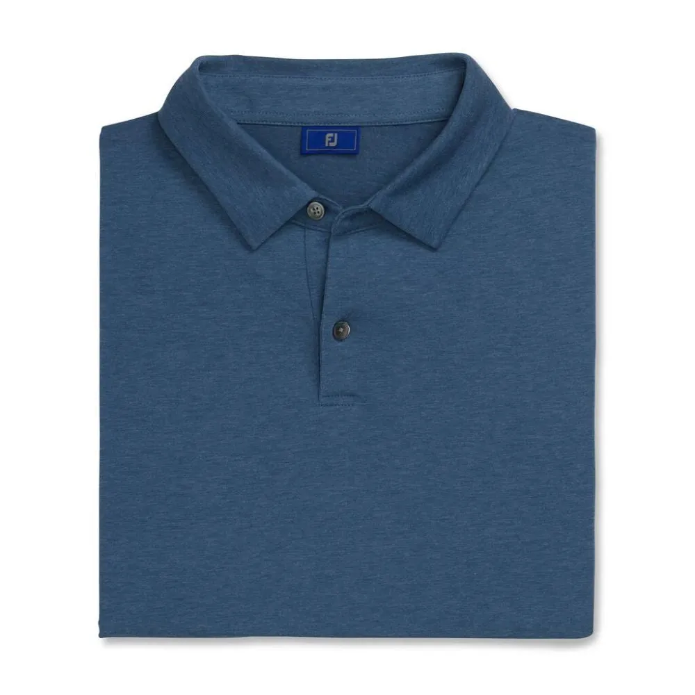 Footjoy Men's Athletic Fit Solid Jersey Golf Polo (Previous Season Style)