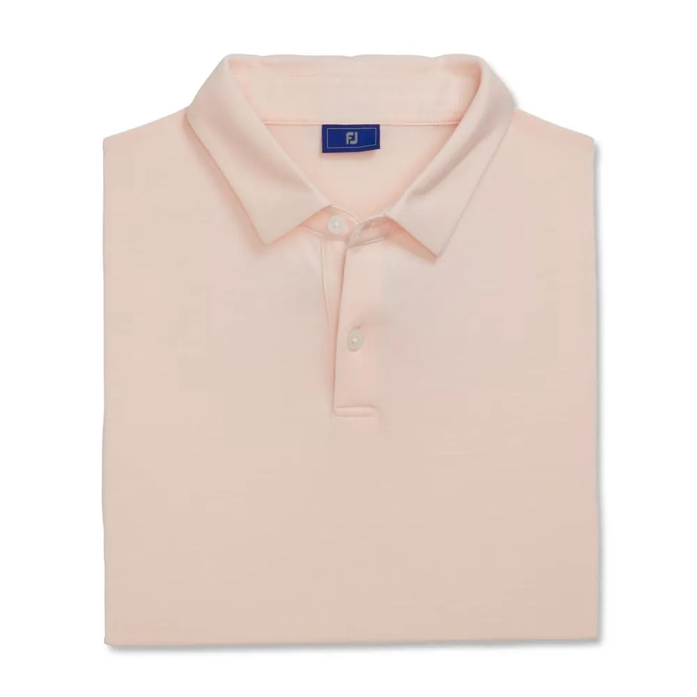 Footjoy Men's Athletic Fit Solid Jersey Golf Polo (Previous Season Style)