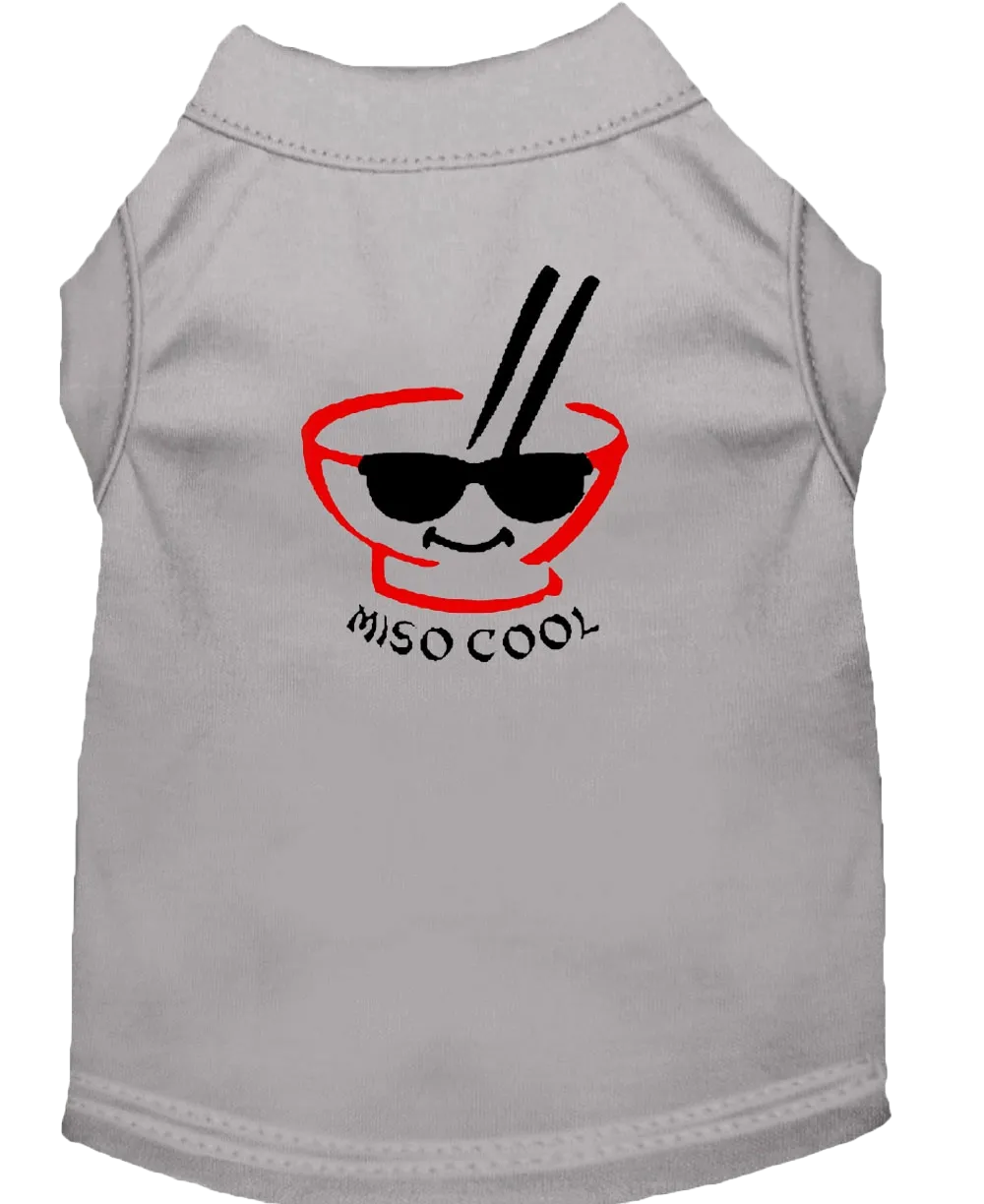 Get the "Miso Cool" Look: Trendy Screen-Printed Shirts for Pets | Cats & Dogs Boutique