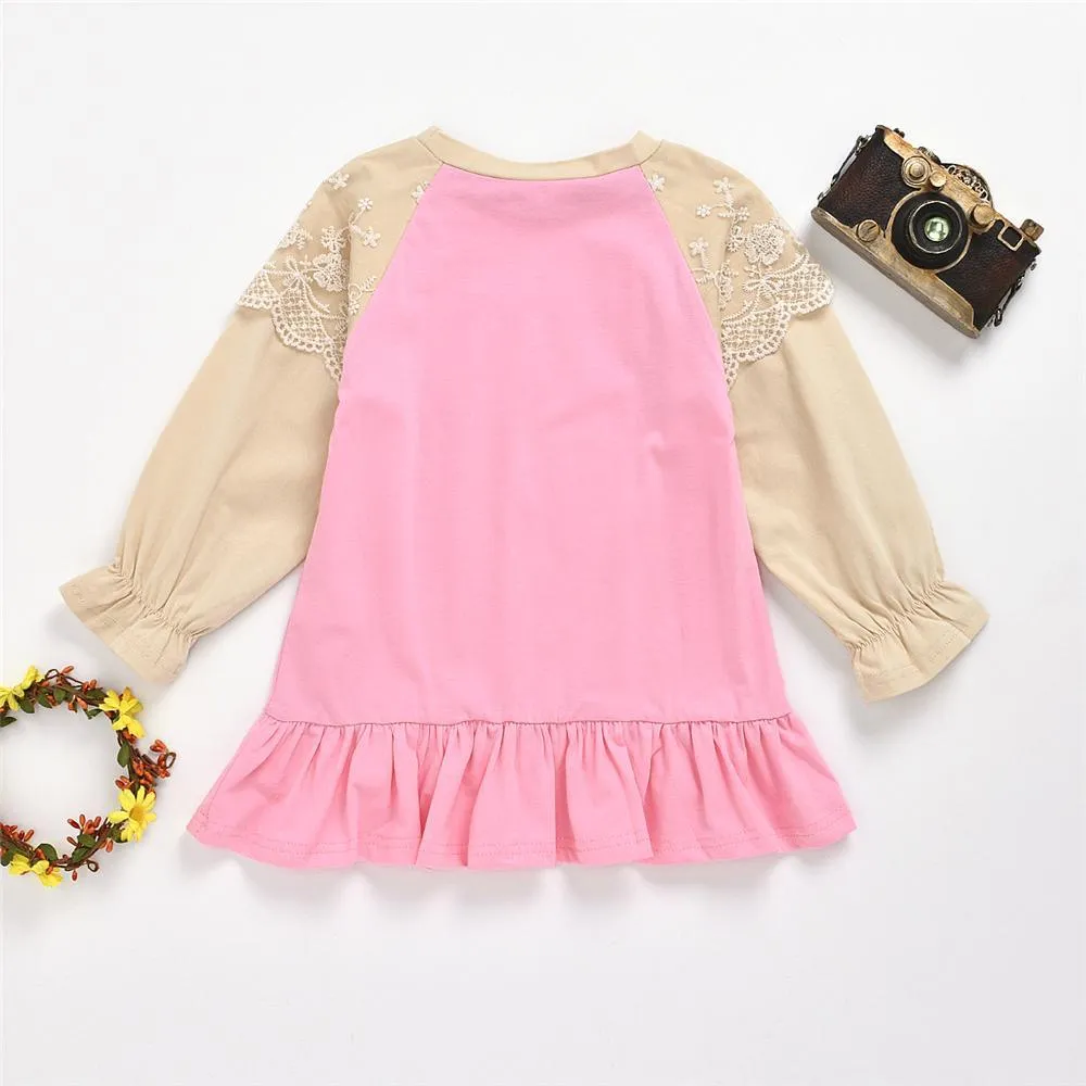 Girls Long Sleeve Letter Heart Printed Tops Girl T Shirts Wholesale