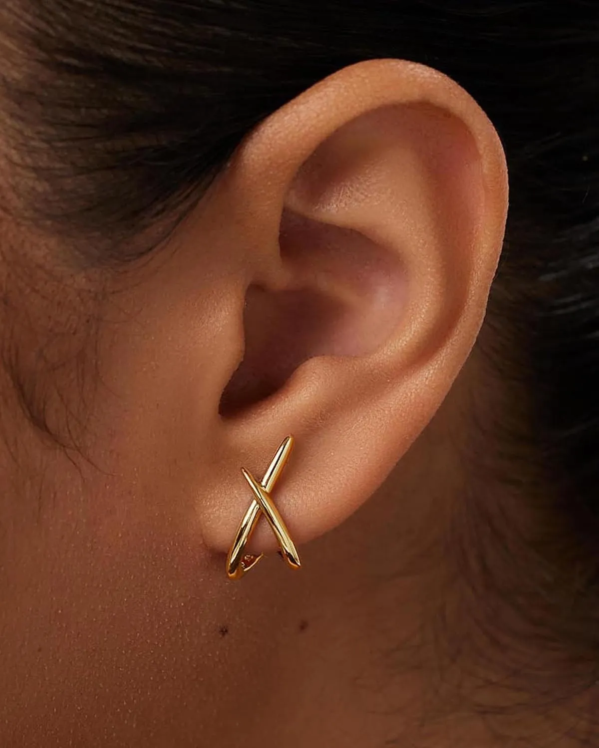 Gold Earrings for Women Trendy,14K Gold Stud Earrings Dainty Earrings Simple Minimalist Gold Earrings Hypoallergenic Earring for Women Gifts