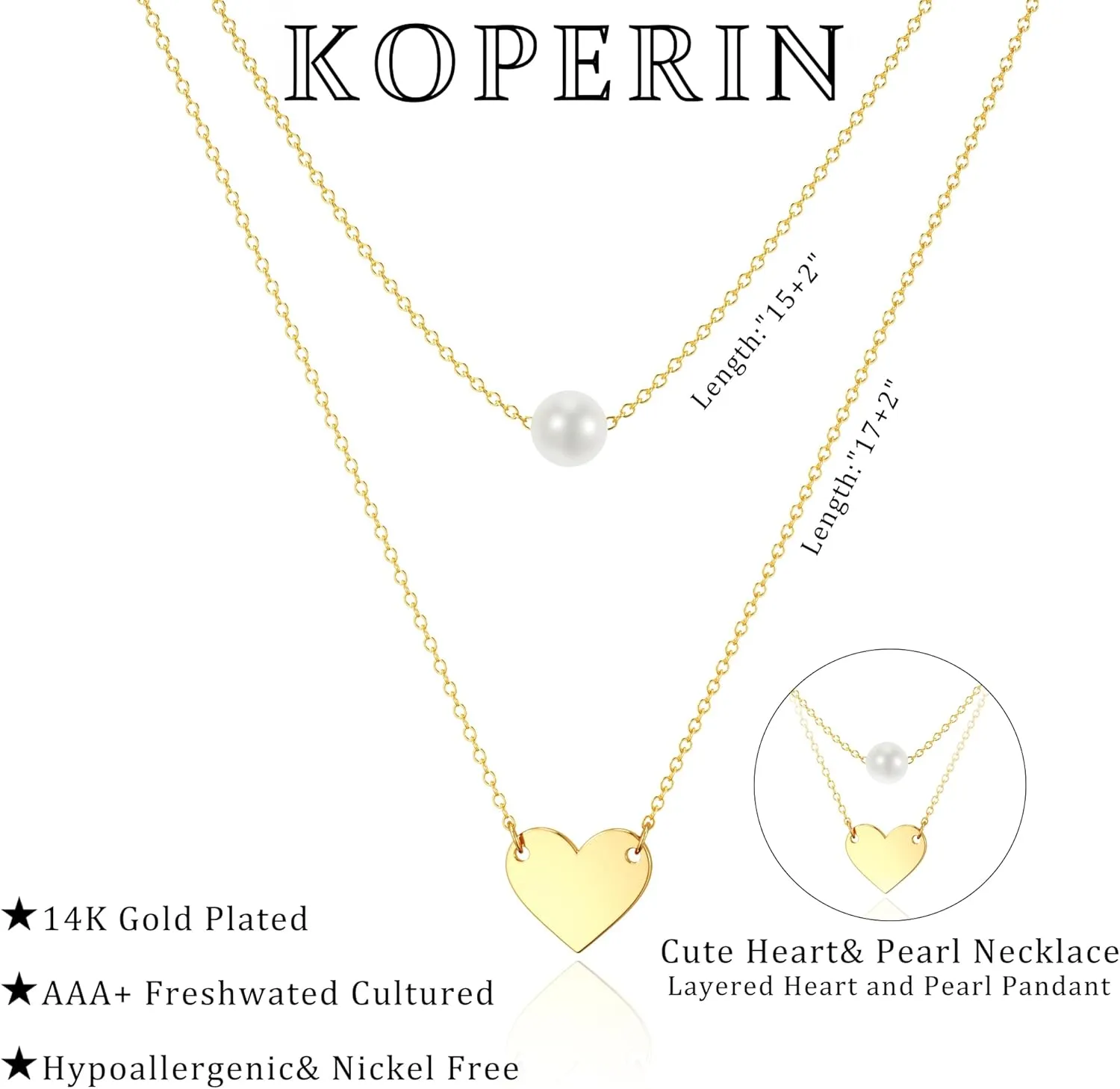 Gold Initial Necklaces for Women, Dainty 14K Gold Plated Layering Satellite Chain Necklace Personalized Cute A-Z Letter Name Pendant Necklace Gold Layered Necklaces for Women Jewelry Gift