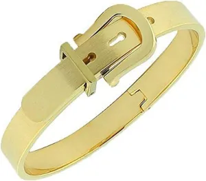 High Polished Adjustable Belt Buckle Bracelets Bangle For Men Women Classic Jewelry Gift