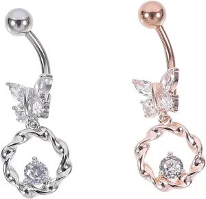 Homoyoyo Pregnant Belly Button Ring Quality Material Navel Rings Navel Nails Piercing Accessories