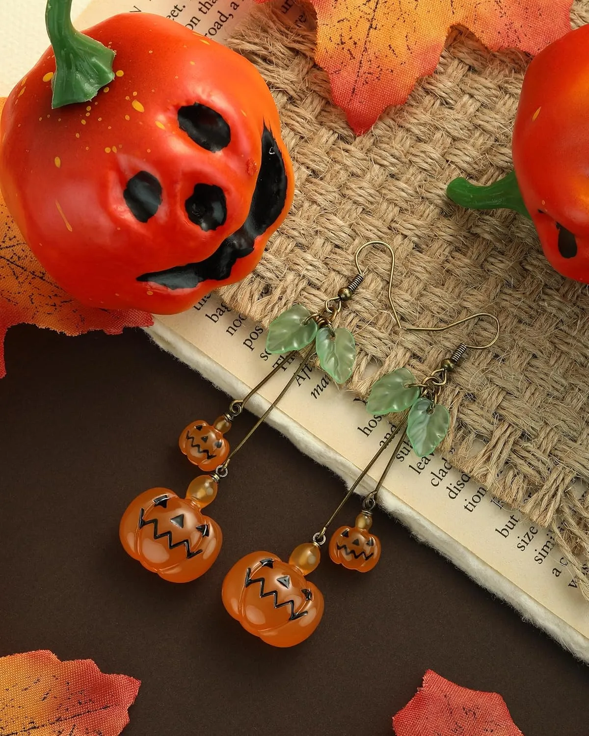 Hypoallergenic Halloween Earrings Dangle for Women,Glowing Spooky Ghost Skull Dangle Earrings Cute Pumpkin Ghost Face Dangle Earrings Halloween Holiday Acrylic Earrings Party Jewelry Gifts