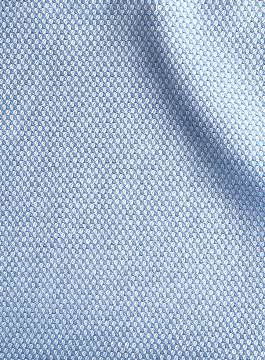 Italian Stretch Blue Starburst Shirt