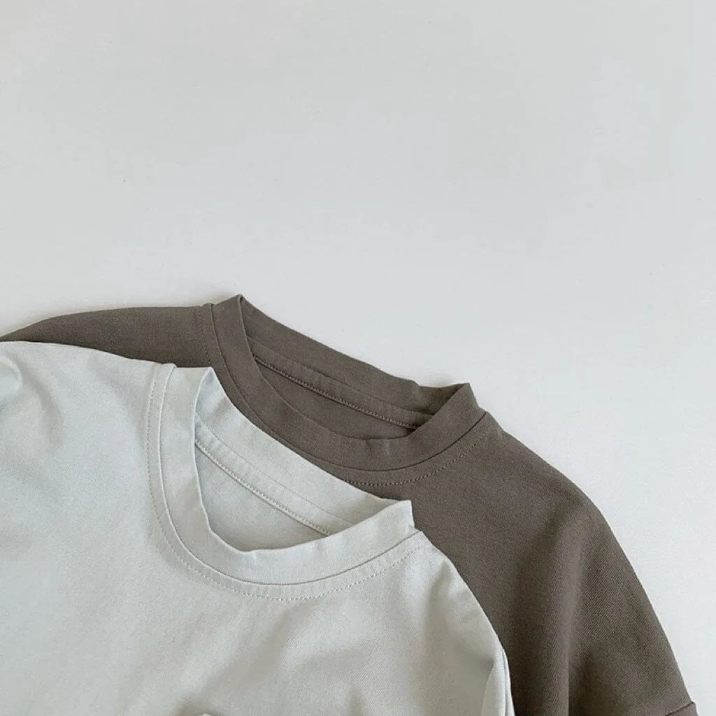 Jasper Solid Color Big Pocket Long Sleeve Top