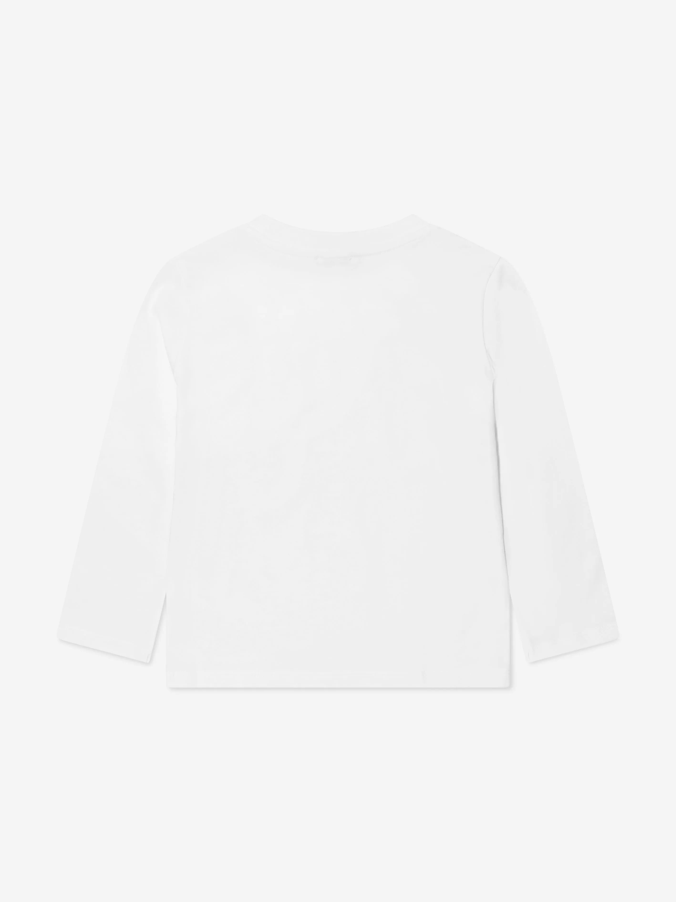 KENZO Kids Organic Cotton Long Sleeve T-Shirt in White