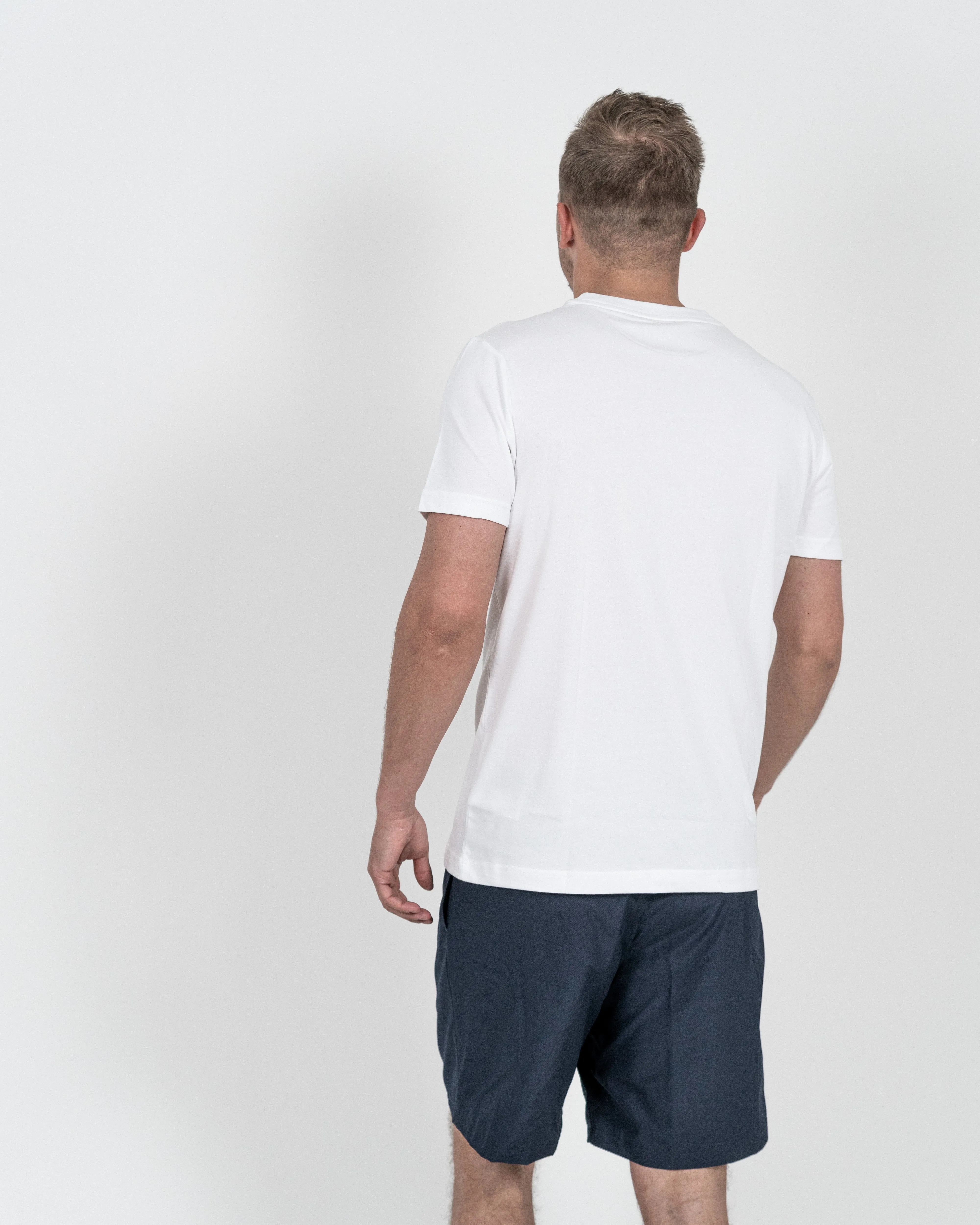 Lacoste Herre T-shirt Hvid Med Print