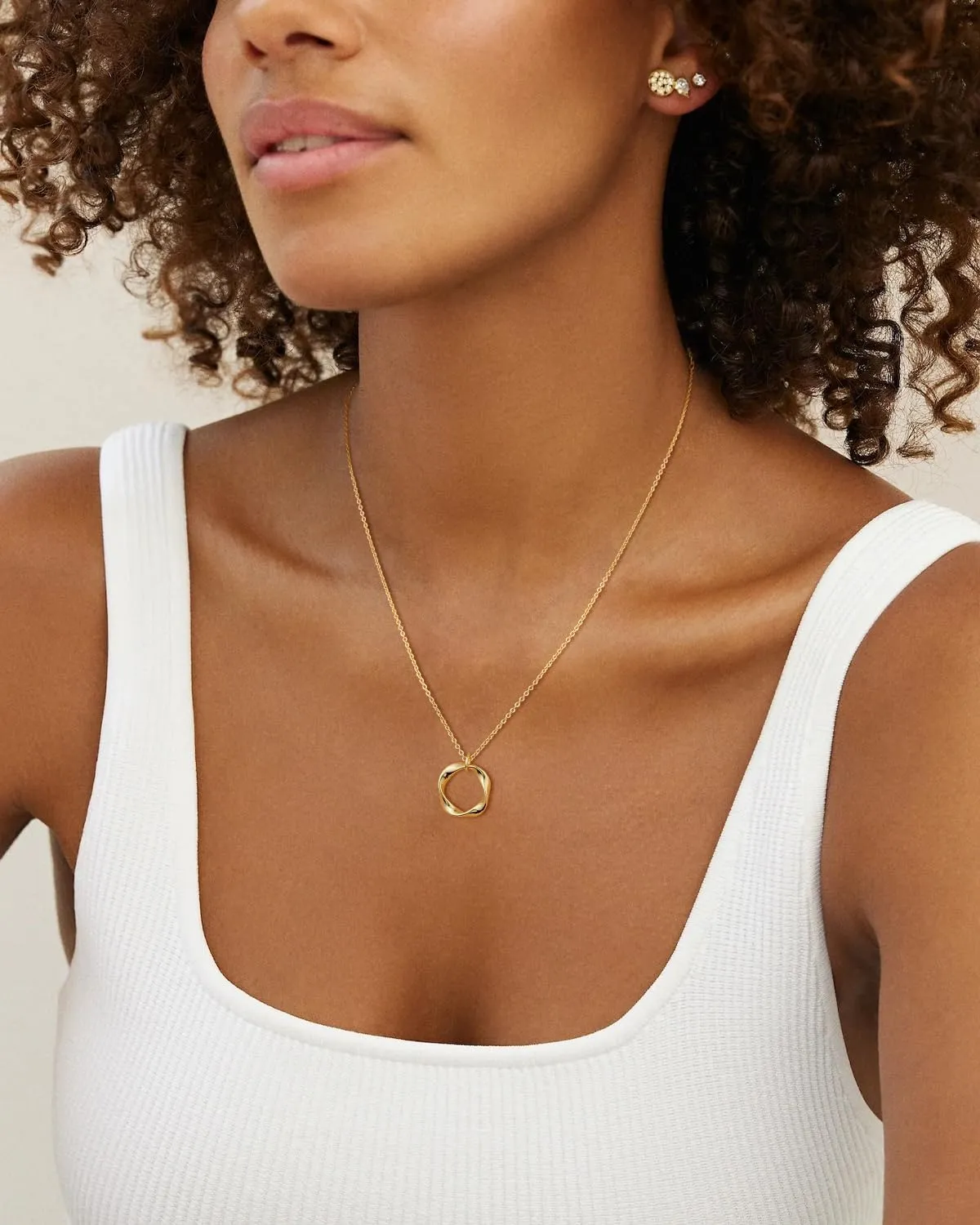 Layered Gold Necklaces for Women, Stackable Dainty 14K Real Gold Plated/Silver Chain Necklace Layering Beach Cute Fashion Pendant Choker Necklaces Trendy Jewelry Set Gifts for Women Teen Girls