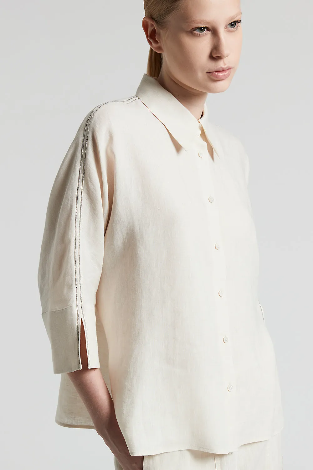 Light and cool pure linen  shirt