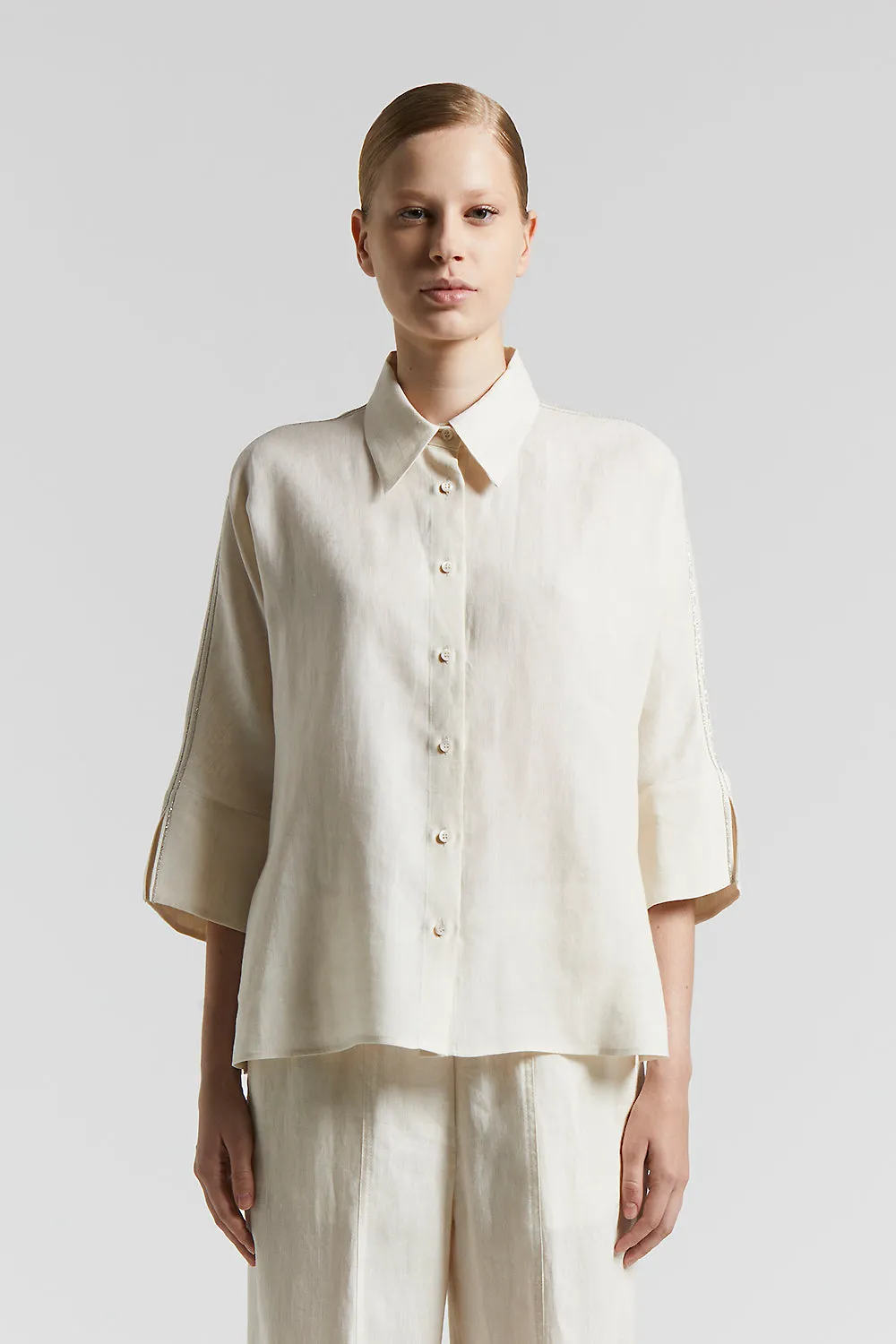 Light and cool pure linen  shirt