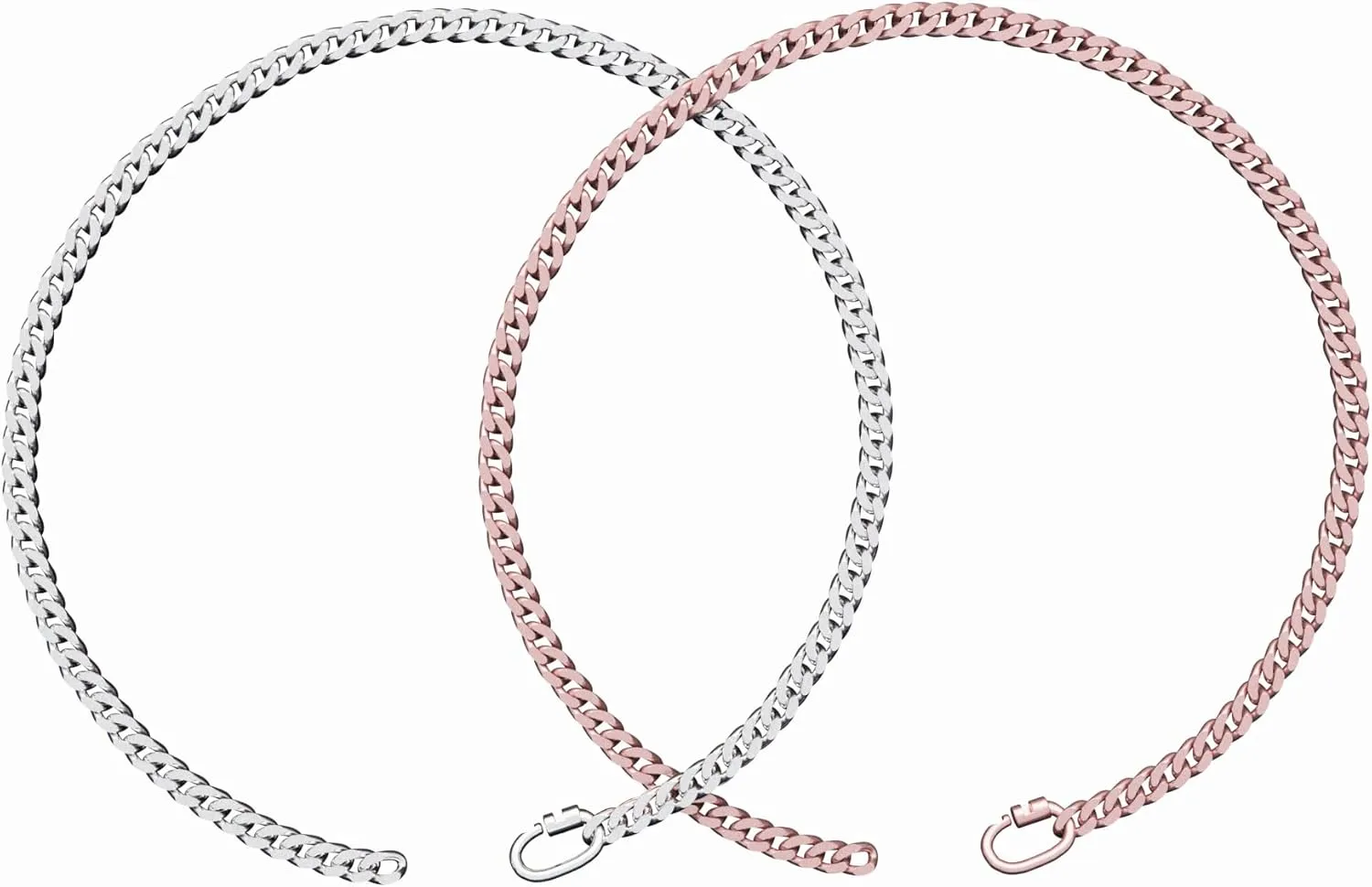 Locked Permanent Couples Bracelets, Matching Bracelet Set for Love Couples with Locking Clasp | Relationship Date Night Gift for Girlfriend and Boyfriend Kit