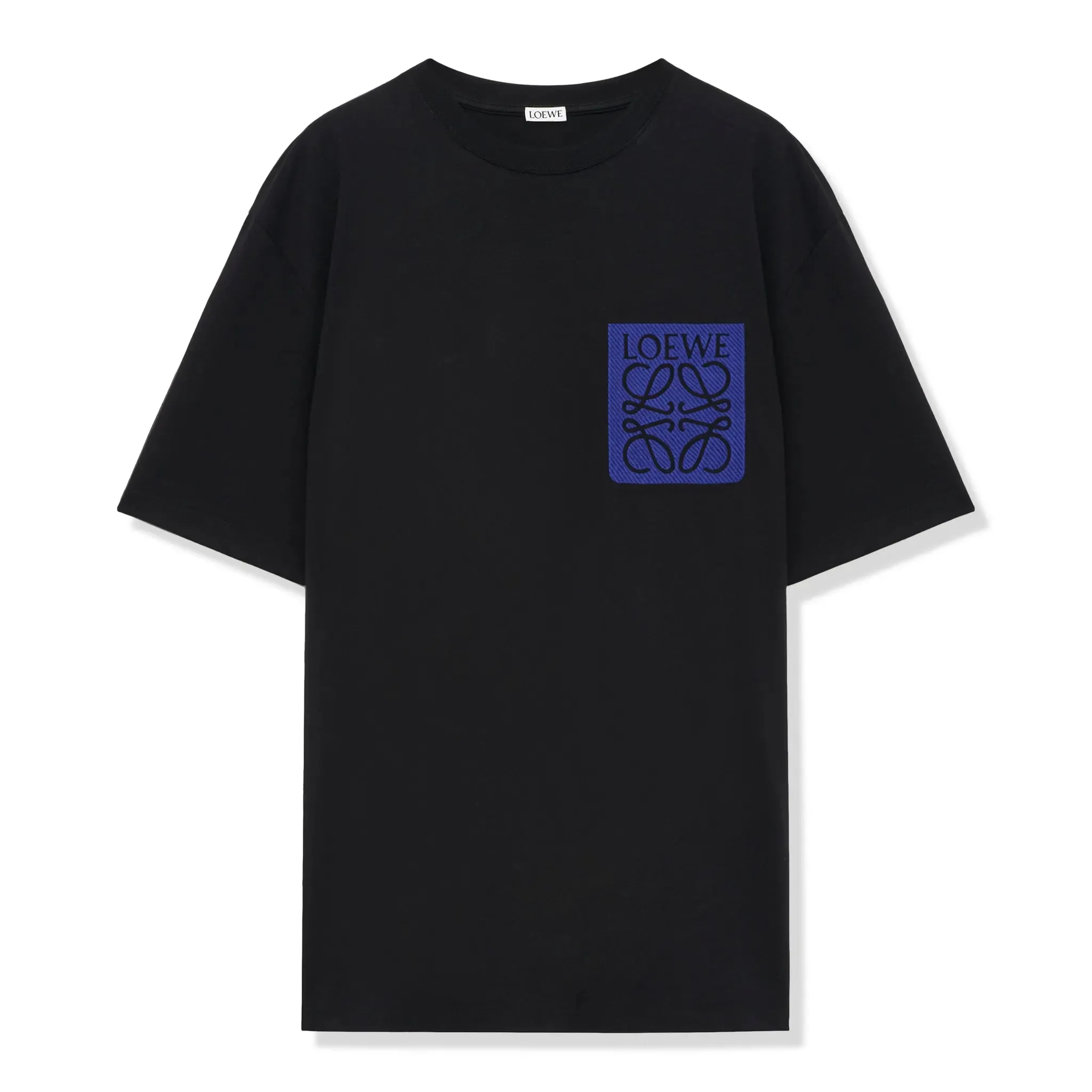 Loewe Anagram Fake Pocket Black Blue T Shirt