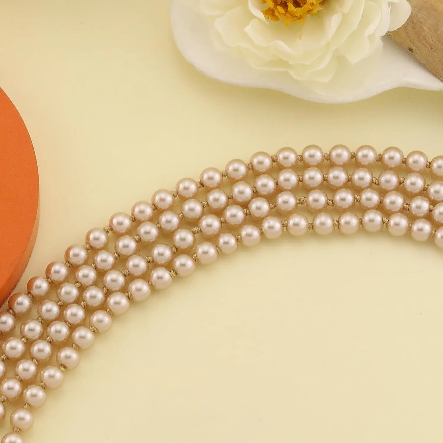 Long Pearl Necklaces for Women Faux Pearl Dangle Necklace Chunky Bead Layered Pearl Necklace Wedding Bridal 60" Pearl Necklace 1920s Gatsby Costume Jewelry