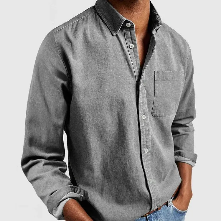 Long Shirt Sleeve Lapel