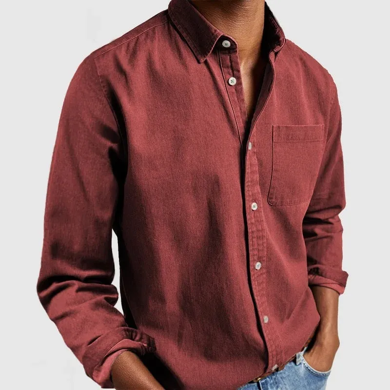 Long Shirt Sleeve Lapel