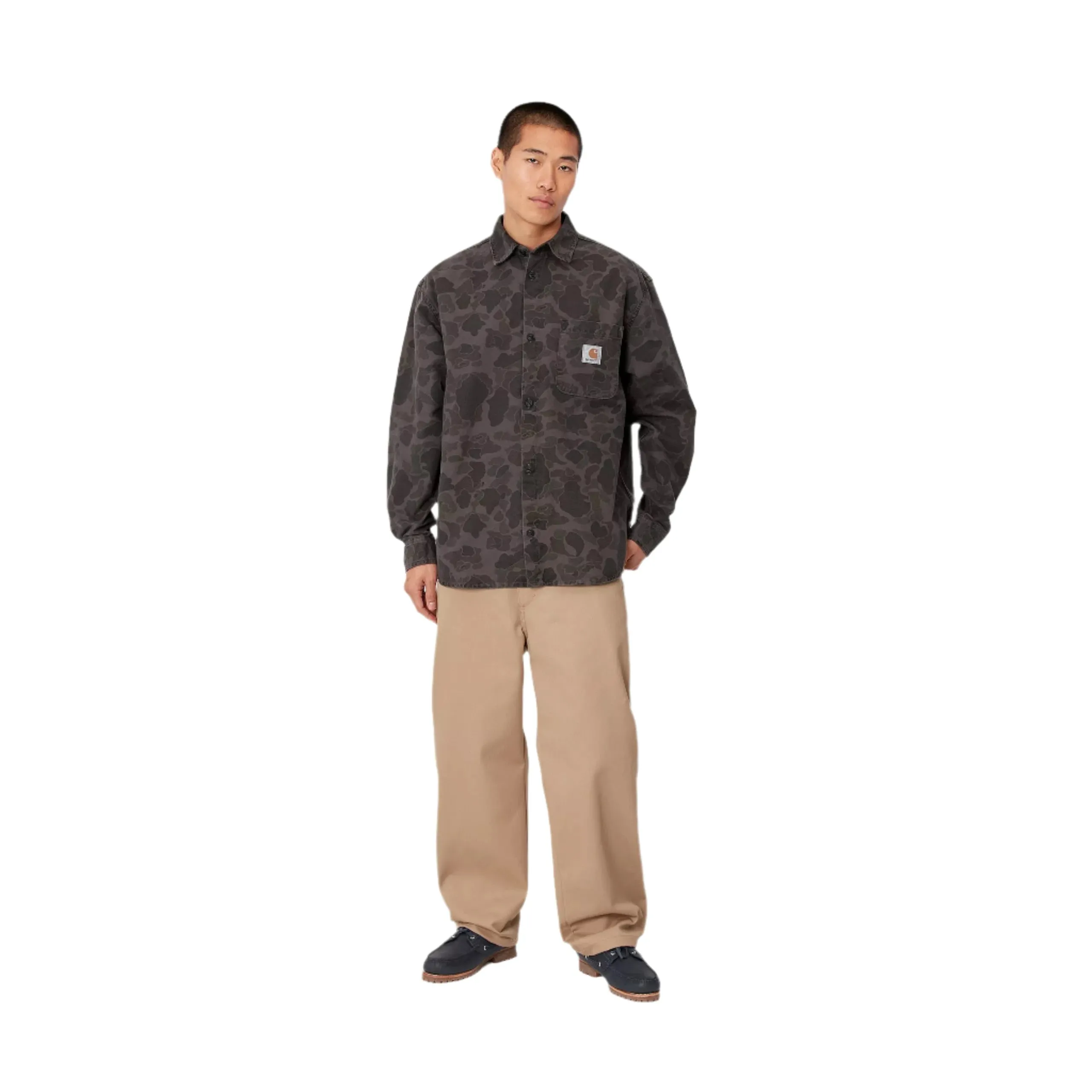 L/S Duck Shirt / CARHARTT WIP / GRAPHITE