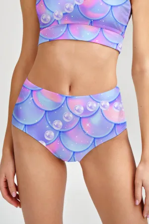 Making Waves Cara Purple High-Waist Hipster Bikini Bottom - Women