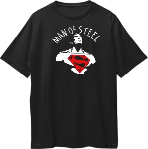 Man Of Steel Oversized Unisex T-Shirts