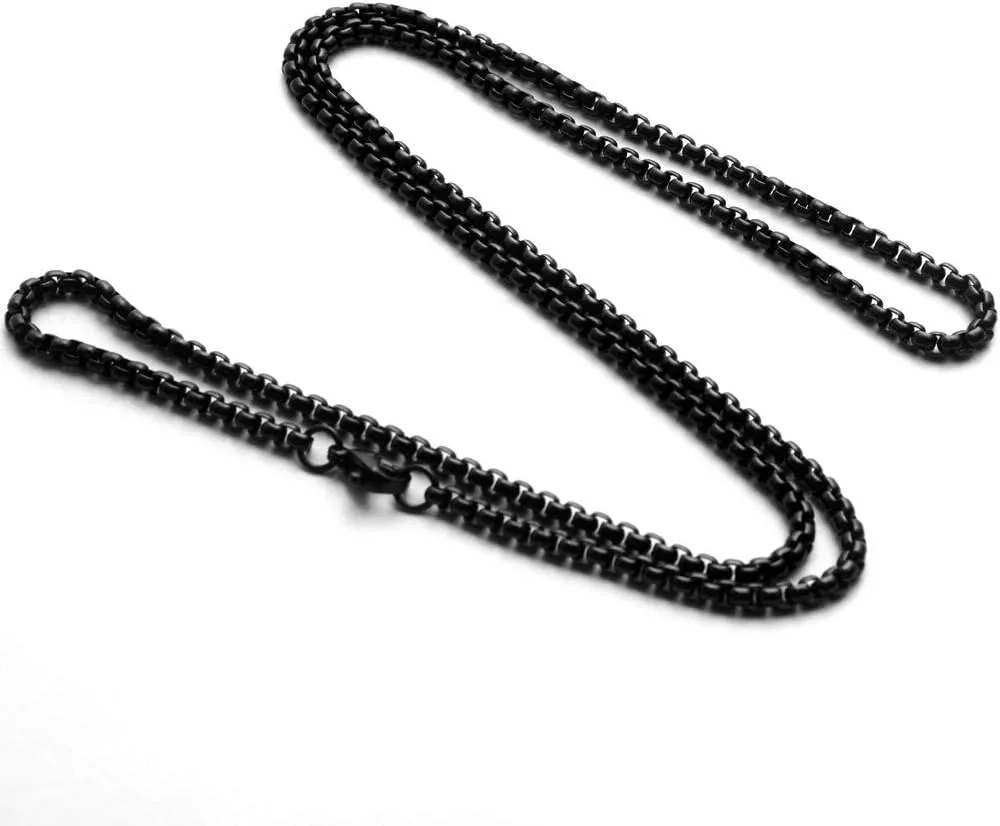 Medical Alert Necklaces and Bracelets Set for Men Women Medic ID Identification Stainless Steel Pendant Necklace & Silicone Cuff Bracelet Allergy Awareness Jewelry for Adult,Customizable,2 Pack
