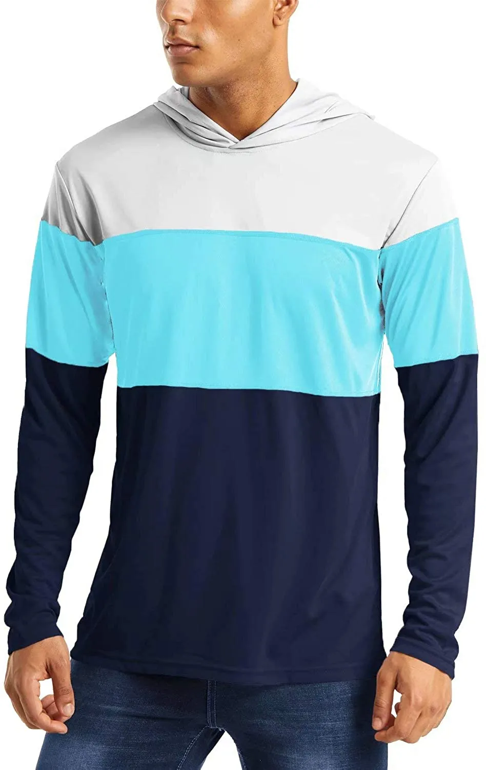 Men's Comfortable Hooded UPF 50  Shirts 05