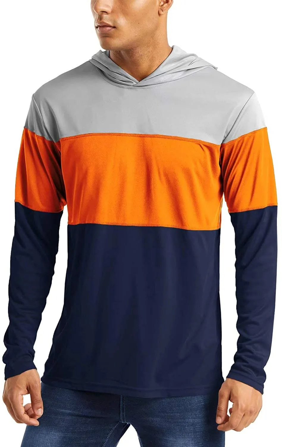 Men's Comfortable Hooded UPF 50  Shirts 05