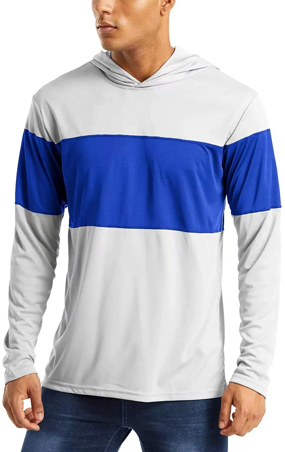 Men's Comfortable Hooded UPF 50  Shirts 05